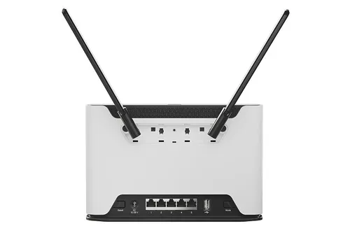MikroTik Chateau 5G | LTE Router | 5G, D53G-5HacD2HnD-TC&RG502Q-EA, Dual Band, 5x RJ45 1000Mb/s Ilość portów LAN5x [10/100/1000M (RJ45)]
