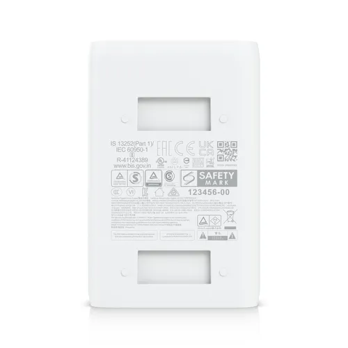 Ubiquiti U-PoE-AT | PoE Injector | 30W PoE+ (802.3at) Ochrona przed nagłym wzrostem napięciaTak