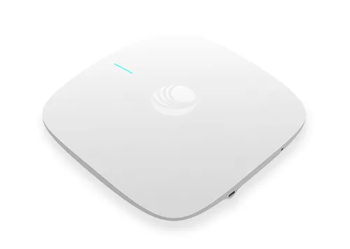 Cambium CNPILOT E410 EU | Punkt dostępowy | AC MIMO, 2,4GHz, 5GHz, 1x RJ45 1000Mb/s, bez PoE Injectora Ilość portów LAN1x [10/100/1000M (RJ45)]
