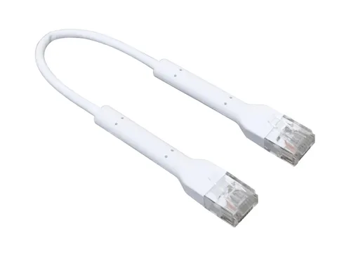 Ubiquiti U-Cable-Patch-RJ45 | Ethernetový patch kabel | UniFi Cable, RJ45, 0,1m, White Kabel do montażuWewnątrz budynków