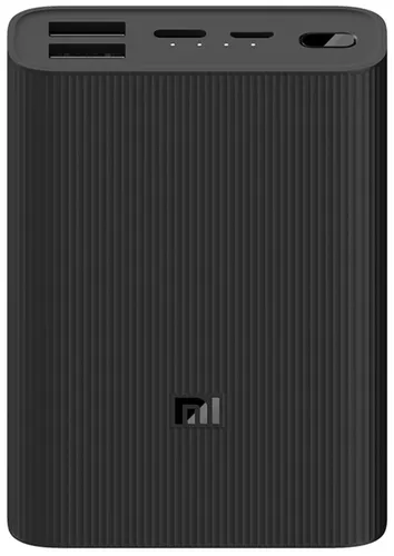 Xiaomi Mi Power Bank 3 Ultra Compact | Powerbank | 10000 mAh, Negro, PB1022ZM