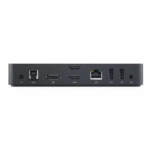 Dell D3100 | Dokovací stanice | 3x USB 3.0, 2x USB 2.0, 2x HDMI, 1x DP, 1x RJ45 Funkcja Wake-On-LANTak