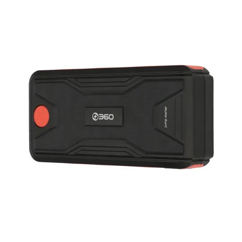 360 D6H Jump Starter Kit | Acionador de partida de salto de carro | Power Bank portátil, Powerbank, 10000mAh, 2x USB, lanterna LED 1