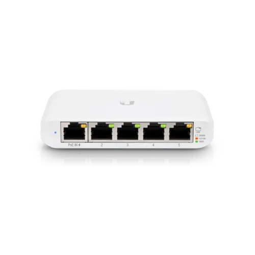 Ubiquiti USW-Flex-Mini-3 | Switch | UniFi, 5x RJ45 1000Mb/s, 1x PoE In, 3-pack Ilość portów LAN5x [10/100/1000M (RJ45)]
