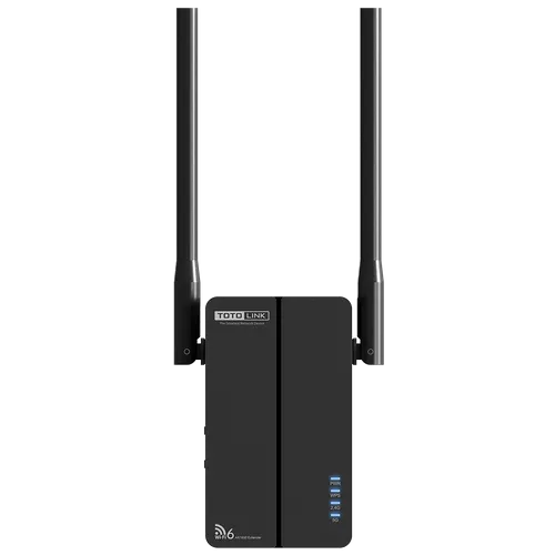 Totolink EX1800T | Amplificador de sinal WiFi | AC1800, Dual Band, Wi-Fi 6, 1x RJ45 100Mb / s, 2x 5dBi Częstotliwość pracyDual Band (2.4GHz, 5GHz)