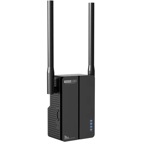 Totolink EX1800T | Wzmacniacz sygnału WiFi | AC1800, Dual Band, Wi-Fi 6, 1x RJ45 100Mb/s, 2x 5dBi Ilość portów LAN1x [10/100M (RJ45)]
