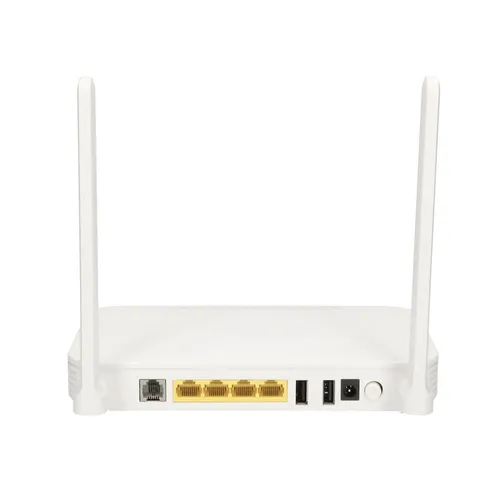 Huawei EG8145X6 | ONT | WiFi6, 1x GPON, 4x RJ45 1000Mb/s, 1x RJ11, 2x USB Ilość portów WAN1x RJ11