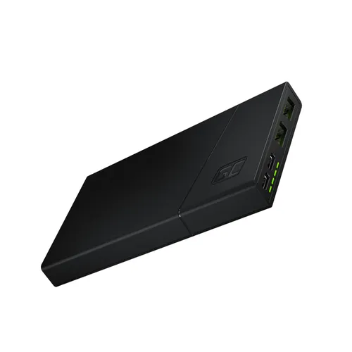 GREEN CELL PBGC02S POWERBANK POWERPLAY10S 10000MAH, FAST CHARGING 2X USB ULTRA CHARGE AND 2X USB-C, 18W Pojemność akumulatora10000 mAh