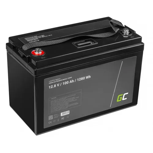 Green Cell CAV05 LiFePO4 12,8 V 100 Ah | Batteria | litio ferro fosfato Pojemność akumulatora2600 mAh