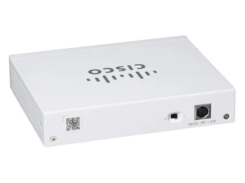 Cisco CBS110-8PP-D | Switch | 8x RJ45 1000Mb/s, 4x PoE, Desktop, Niezarządzalny, 32W Standard sieci LANGigabit Ethernet 10/100/1000 Mb/s