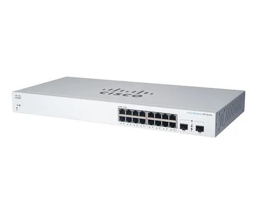 Cisco CBS220-16T-2G | Switch | 16x RJ45 1000Mb/s, 2x SFP, Desktop, Rack Ilość portów LAN16x [10/100/1000M (RJ45)]
