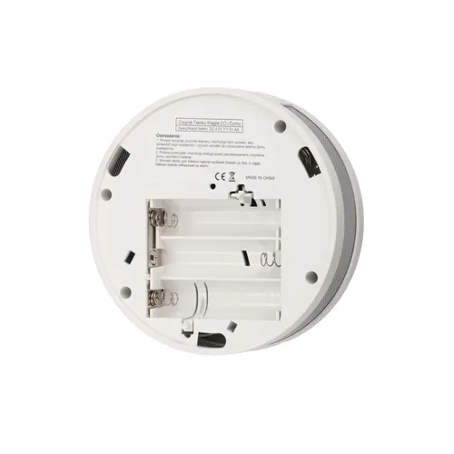 Extralink JKD-512COM | Smoke detector | carbon monoxide detector Materiał obudowyPlastik