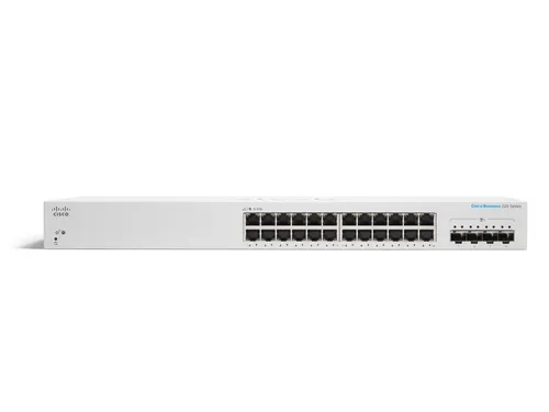 CISCO CBS220-24T-4G 24-PORT 10/100/1000 SWITCH, 4X SFP Standard sieci LANGigabit Ethernet 10/100/1000 Mb/s