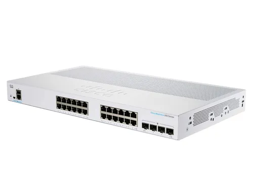 Cisco CBS250-24T-4G | Switch | 24x RJ45 1000Mb/s, 4x SFP, Rack Ilość portów LAN24x [10/100/1000M (RJ45)]
