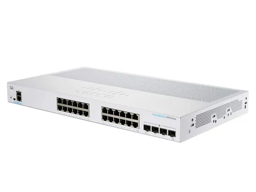 Cisco CBS250-24T-4G | Switch | 24x RJ45 1000Mb/s, 4x SFP, Rack Ilość portów LAN24x [10/100/1000M (RJ45)]
