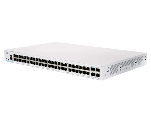 Cisco CBS250-48T-4G | Switch | 48x RJ45 1000Mb/s, 4x SFP, Rack Ilość portów LAN4x [1G (SFP)]
