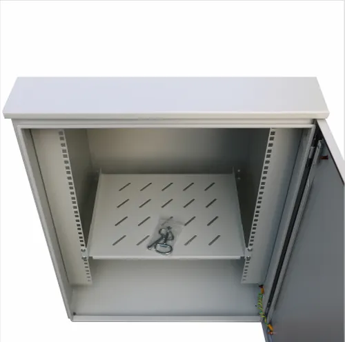 Extralink 12U 600x600 Outdoor Gray | Wall mount rack cabinet | rackmount Szerokość600mm