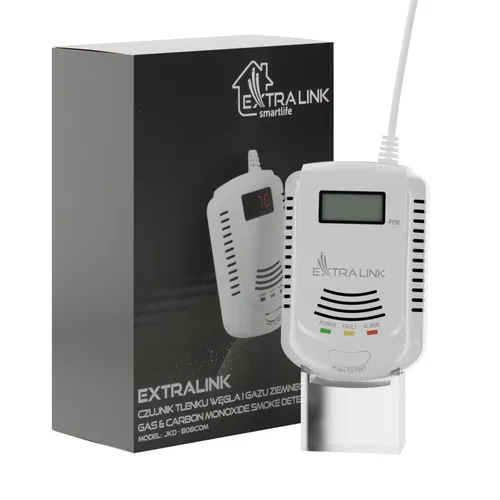 Extralink JKD-808COM | Detektor plynu a oxidu uhelnatého | 110dB Częstotliwość wejściowa AC50 - 60