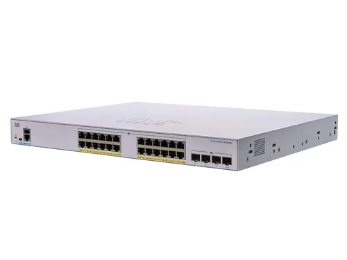 CISCO CBS350-24FP-4G 24-PORT 10/100/1000 POE SWITCH, 4X SFP- 370W Ilość portów LAN24x [10/100/1000M (RJ45)]
