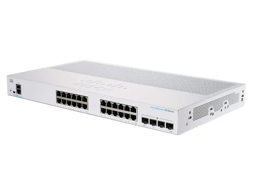 Cisco CBS350-24T-4X | Switch | 24x RJ45 1000Mb/s, 4x SFP+, Rack Ilość portów LAN24x [10/100/1000M (RJ45)]
