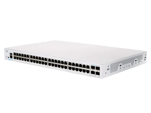 CISCO CBS350-48P-4G 24-PORT 10/100/1000 POE SWITCH, 4X SFP,!370W Ilość portów LAN4x [1G (SFP)]
