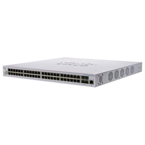 Cisco CBS350-48T-4X | Switch | 48x RJ45 1000Mb/s, 4x SFP+, Rack Ilość portów LAN4x [10G (SFP+)]
