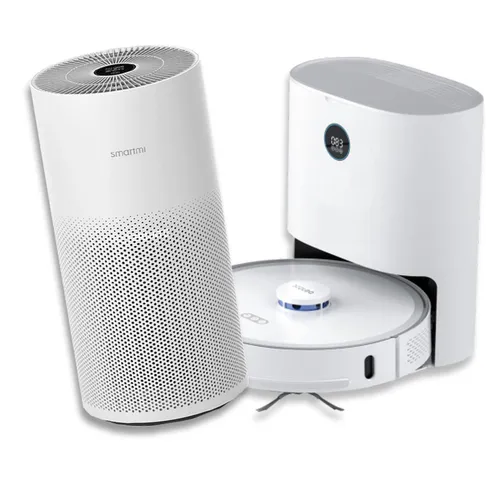 SmartMi Air Purifier White + XClea H30 Plus | Zestaw | Oczyszczacz powietrza + Robot sprzątający 0