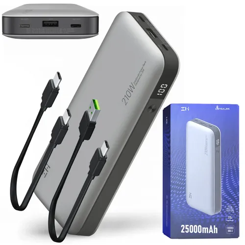 Extralink ZMI Powerpack 25000 Power bank QB826G | Powerbank | 25000 mAh, 210W Pojemność akumulatora25000 mAh