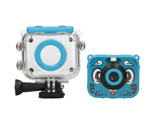 Extralink Kids Camera H18 Azul | Cámara | 1080P 30fps, IP68, pantalla de 2.0" Ilość portów USB1