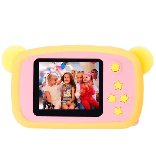 Extralink Kids Camera H25 Oranžový | Digitální fotoaparát | 1080P 30fps, displej 2.0" Diody LEDZasilanie