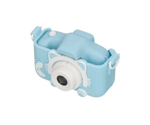 Extralink Kids Camera H27 Single Modrý | Digitální fotoaparát | 1080P 30fps, displej 2.0" Ekran dotykowyTak
