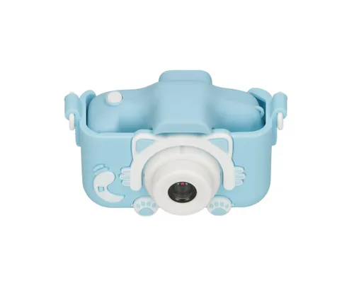 Extralink Kids Camera H27 Dual Niebieski | Aparat cyfrowy | 1080P 30fps, wyświetlacz 2.0" Ekran dotykowyTak