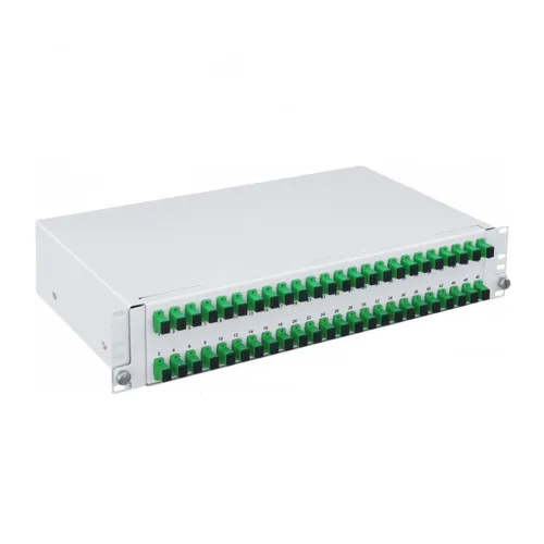 Mantar PS 19" 2U SC 48 Simplex | Optická rozvodná | Výsuvná KolorSzary