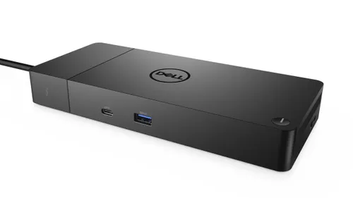 Dell WD19TBS 180 W | Док-станция | 3x USB 3.1, 2x USB-C, 1x HDMI, 2x DP, 1x RJ45, 1x Thunderbolt 3 Częstotliwość wejściowa AC50 - 60