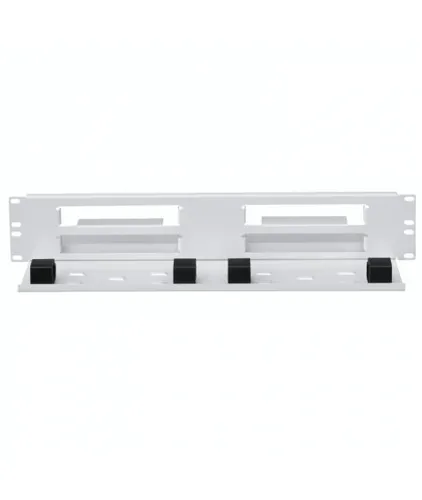 Mantar PS 19" 2U Simplex 48J | Patchpanel | Modular con estante, 4x 12 KolorSzary