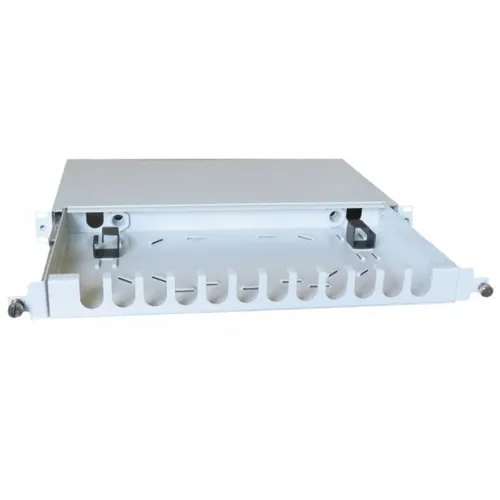 Pannello di collegamento in fibra ottica Mantar PS 19 1U Estraibile per custodia di patchcord 2