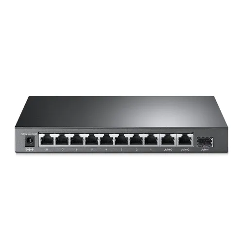 TP-Link TL-SL1311MP | Switch | 8x RJ45 100Mb/s, 2x RJ45 1000Mb/s, 1x SFP, Desktop, Niezarządzalny Ilość portów LAN2x [10/100/1000M (RJ45)]

