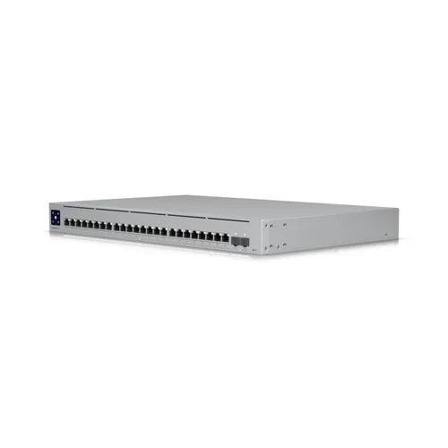 UBIQUITI USW-ENTERPRISEXG-24 UNIFI SWITCH XG 24x 10GB/S, 2x 25GB/S SFP28, 1.3" LCM COLOR TOUCHSCREEN, L3 Standard sieci LAN10 Gigabit Ethernet