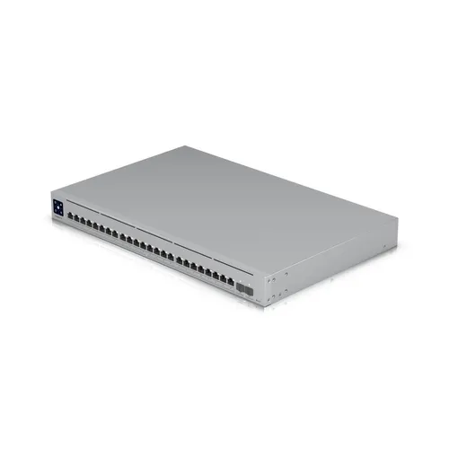 UBIQUITI USW-ENTERPRISEXG-24 UNIFI SWITCH XG 24x 10GB/S, 2x 25GB/S SFP28, 1.3" LCM COLOR TOUCHSCREEN, L3 Certyfikat środowiskowy (zrównoważonego rozwoju)CE