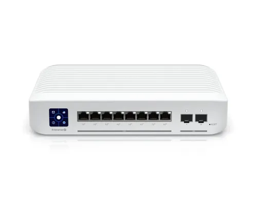 Ubiquiti USW-Enterprise-8-PoE | Switch | 8x RJ45 2.5Gb/s PoE+, 2x SFP+, 120W Ilość portów LAN8x [100/1000/2500M (RJ45)]