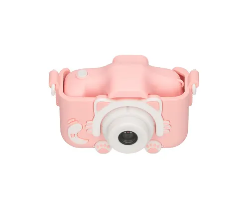 Extralink Kids Camera H27 Dual Różowy | Aparat cyfrowy | 1080P 30fps, wyświetlacz 2.0" Ilość na paczkę1