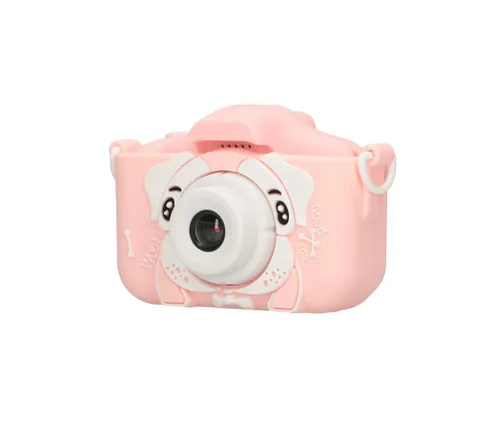 Extralink Kids Camera H28 Dual Růžový | Digitální fotoaparát | 1080P 30fps, displej 2.0" Czas ładowania1,5