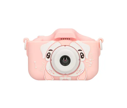 Extralink Kids Camera H28 Dual Rosa | Cámara | 1080P 30fps, pantalla 2.0" Diody LEDZasilanie