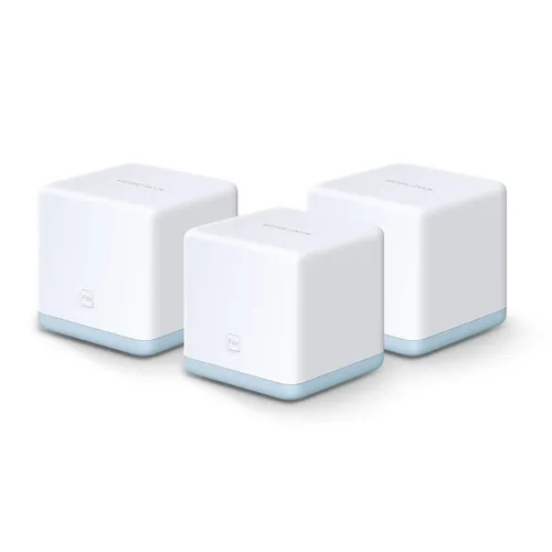 Mercusys Halo S12 (3-pack) | System Mesh Wi-Fi | AC1200 Dual Band, 2x RJ45 100Mb/s 0