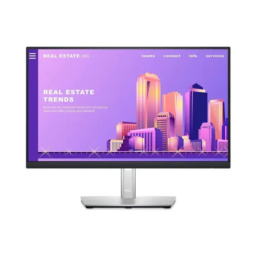 Dell 21.5" P2222H | Monitor | IPS, Full HD, 1x DP, 1x HDMI, 1x VGA, Hub USB Certyfikat środowiskowy (zrównoważonego rozwoju)ENERGY STAR, EPEAT Gold, RoHS