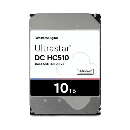 WD Ultrastar DC HC510 ISE 10 TB SATA | HDD | für Rechenzentren, 7200 rpm, 256 MB Cache Bity na sektor512