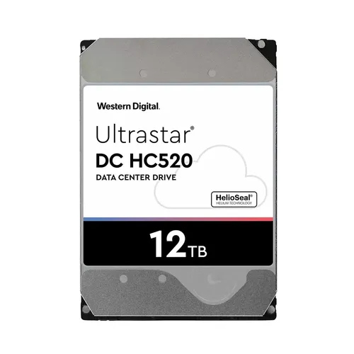 WD Ultrastar DC HC520 SE 12 TB SATA | HDD | für Rechenzentren, 7200 rpm, 256 MB Cache Bity na sektor512