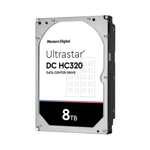 WD Ultrastar DC HC320 SE 8 TB SATA | HDD | für Rechenzentren, 7200 U/min, 256 MB Cache Cykle start/stop600000
