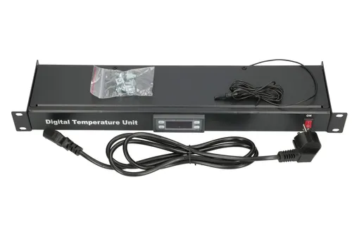Extralink 19" | Thermostat unit | for rack cabinets Źródło zasilaniaPrąd przemienny