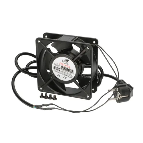 EXTRALINK SINGLE FAN 12X12CM FOR WALL-MOUNTED CABINET Kolor produktuCzarny